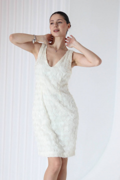 Платье Tammi 3Т158-25/3 молочный - фото 2