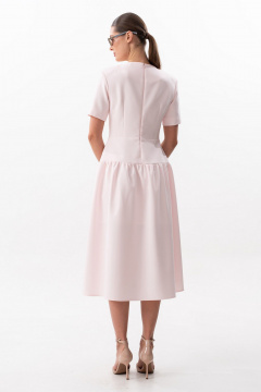 Платье SILVERSPICE S-5642 розовый - фото 4