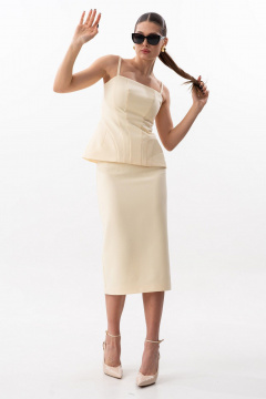 Юбка SILVERSPICE S-4616 желтый - фото 5