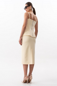 Юбка SILVERSPICE S-4616 желтый - фото 4