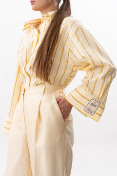 Брюки SILVERSPICE S-3628 желтый - фото 4