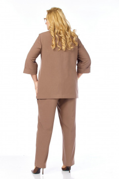 Брюки, жакет СиБон 0382 коричневый - фото 3