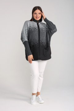 Кардиган BONADI 1970 серый - фото 2