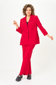 Брюки, жакет Vilena 1094 красный - фото 3