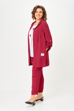 Брюки, кардиган, топ Svetlana-Style 1527 марсала - фото 4