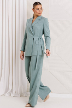 Брюки, жакет Мода Юрс 26-2669 ментол - фото 2