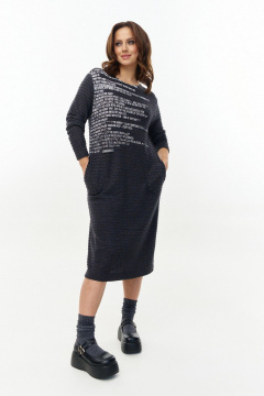 Платье AVE RARA 5039 антрацид - фото 1