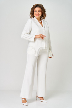 Брюки, жакет Vilena 1137 белый - фото 5