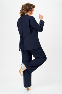Брюки, жакет Vilena 1138 темно-синий - фото 3