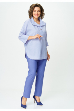 Рубашка STEFANY 497 голубой - фото 1