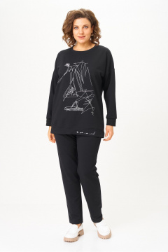 Брюки, джемпер STEFANY 2061-2 черный - фото 3