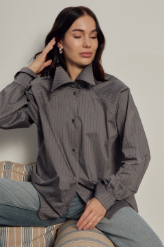 Рубашка Dorima W13.003 серый - фото 1