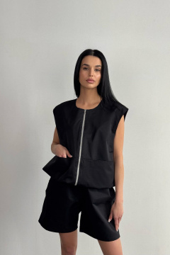 Жилет Dorima W6._012 черный - фото 2