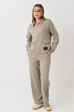 Брюки, бомбер Verita 2444 бежевый - фото 1