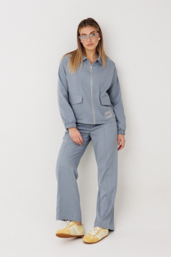 Брюки, бомбер Verita 2444 серо-голубой - фото 1