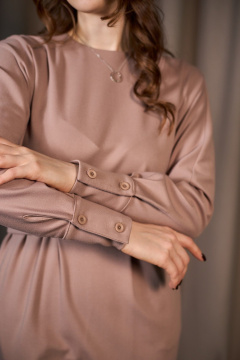 Платье ALIN 3008 бежевый - фото 4