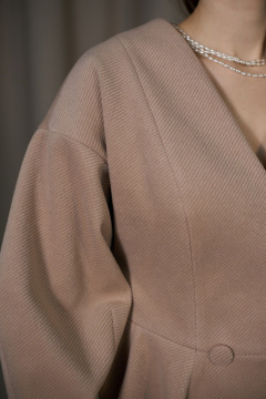 Жакет, юбка ALIN 6007 бежевый - фото 5