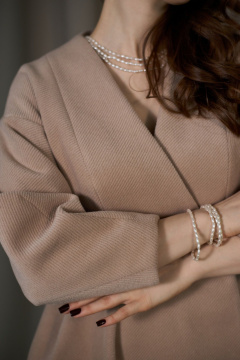 Жакет ALIN 4003 бежевый - фото 3