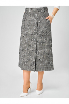 Юбка Zlata 4467 серый - фото 5