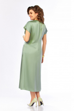 Платье Ольга Стиль С-1008 шалфей - фото 4