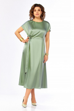 Платье Ольга Стиль С-1008 шалфей - фото 2