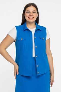 Жилет Avila 0924 лазурный - фото 3