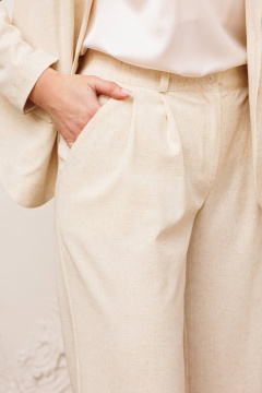 Брюки, жакет Мода Юрс 26-2924 молочный - фото 3