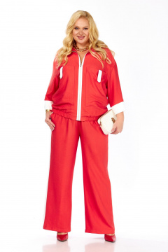 Брюки, жакет Grace for you 280 красный - фото 1