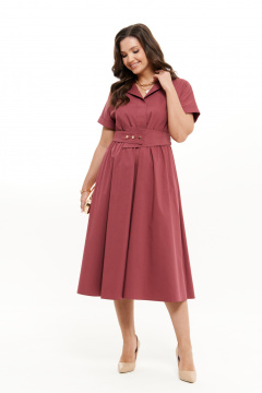 Платье Панда 81080 темно-малиновый - фото 1