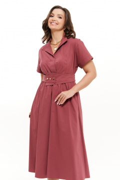 Платье Панда 81080 темно-малиновый - фото 2