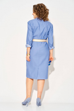 Платье Liliana 1416н голубой - фото 5