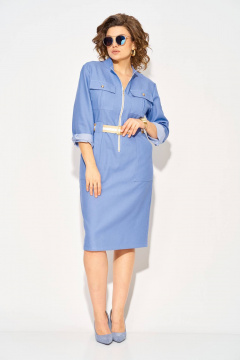 Платье Liliana 1416н голубой - фото 1