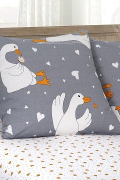 Наволочка, пододеяльник, простыня АРТПОСТЕЛЬ 904 гусиные_лапки - фото 4