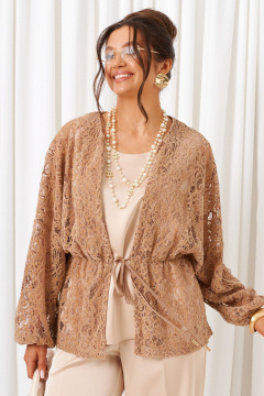 Блуза, брюки, топ Beautiful&Free 6424 бежевый - фото 3