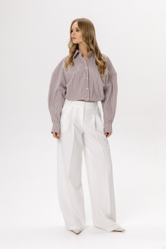 Рубашка PiRS 6226 коричневая_полоска - фото 5