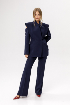 Брюки PiRS 6343 темно-синий - фото 1