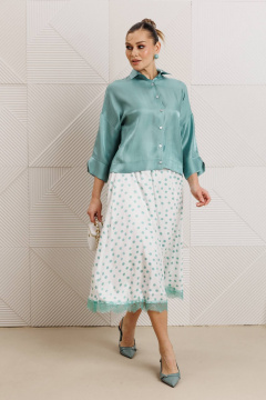 Блуза, юбка Anastasia 1322 мята - фото 2