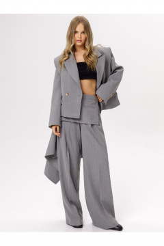 Жакет PiRS 6377 светло-серый - фото 2