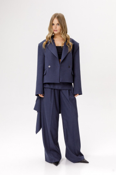 Брюки PiRS 6378 джинсовый - фото 2