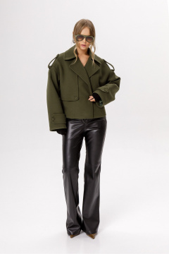 Тренч PiRS 6519 хаки - фото 4