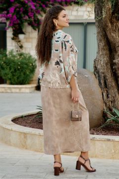 Блуза Vittoria Queen 28113бл какао - фото 4