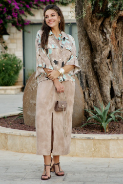 Юбка Vittoria Queen 28113ю какао - фото 1