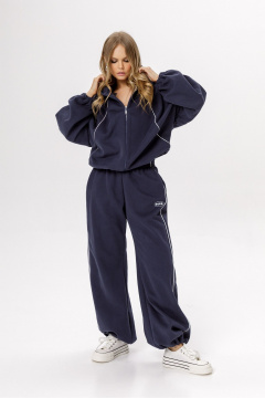 Худи PiRS 6532 синий_с_лого - фото 3