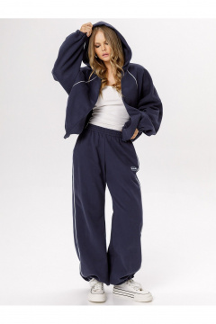 Худи PiRS 6532 синий_с_лого - фото 2