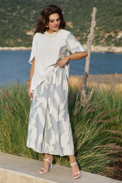 Блуза, брюки Vittoria Queen 28373  молочный - фото 2