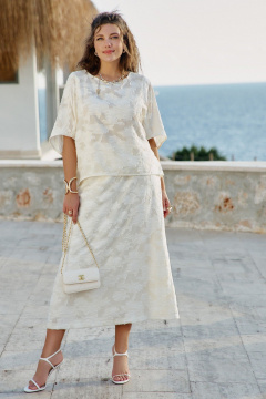 Юбка Vittoria Queen 28853ю молочный - фото 2