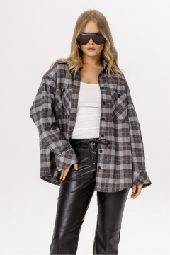 Рубашка PiRS 6549 серый - фото 1