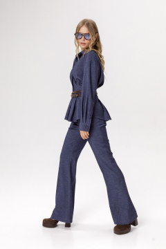 Рубашка PiRS 6568 синий - фото 5