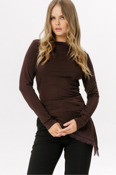 Лонгслив PiRS 6571 коричневый - фото 5