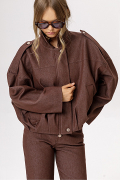 Бомбер PiRS 6575 шоколадный - фото 2